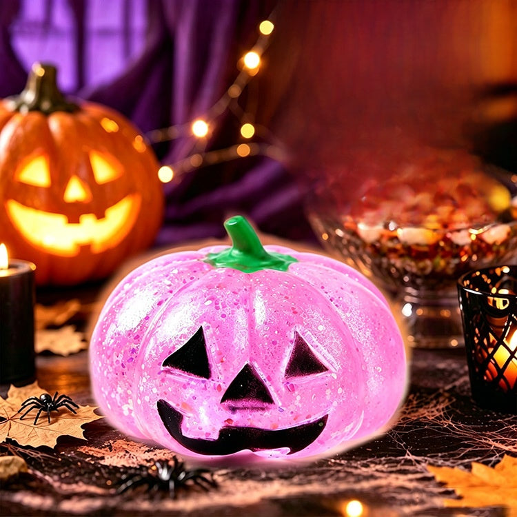 SpookyGlow - Pink Pumpkin Head Squeeze